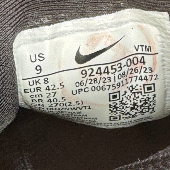 Nike Air Max Vapormax Plus Men’s Size 9 Shoes Triple Black 924453-004 NEW - Picture 8 of 9